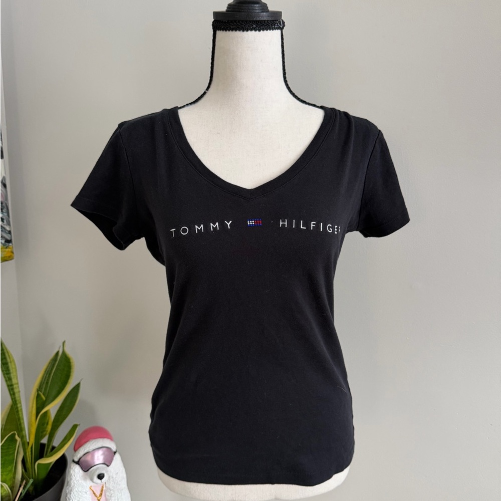 Tommy Hilfiger Black Logo Tee